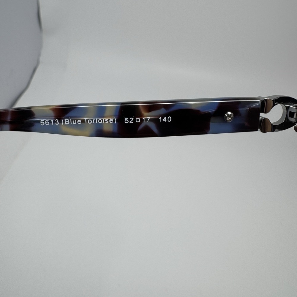 COACH HC6154F 5613 Blue Tortoise Authentic Eyeglass Sunglass Freames 52- 17‑140 - Picture 6 of 13